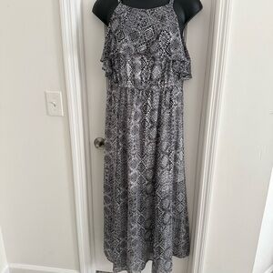 Torrid Elegant Black and White Maxi Dress